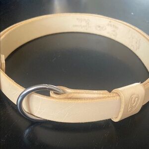 Made in Italy Custom Leather Belt from Cortona Tuscany Italy Women's S/M